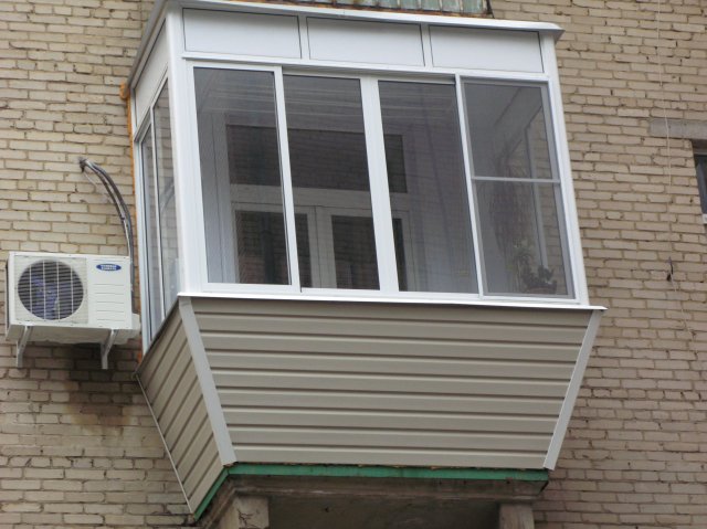 Стоимость остекления балкона с выносом и расширением Жуковский