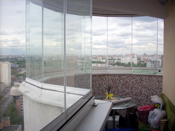Остекление балконов: эркерных, круглых, закругленных Жуковский
