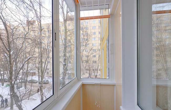 Зимнее остекление лоджии и балкона зимой Жуковский